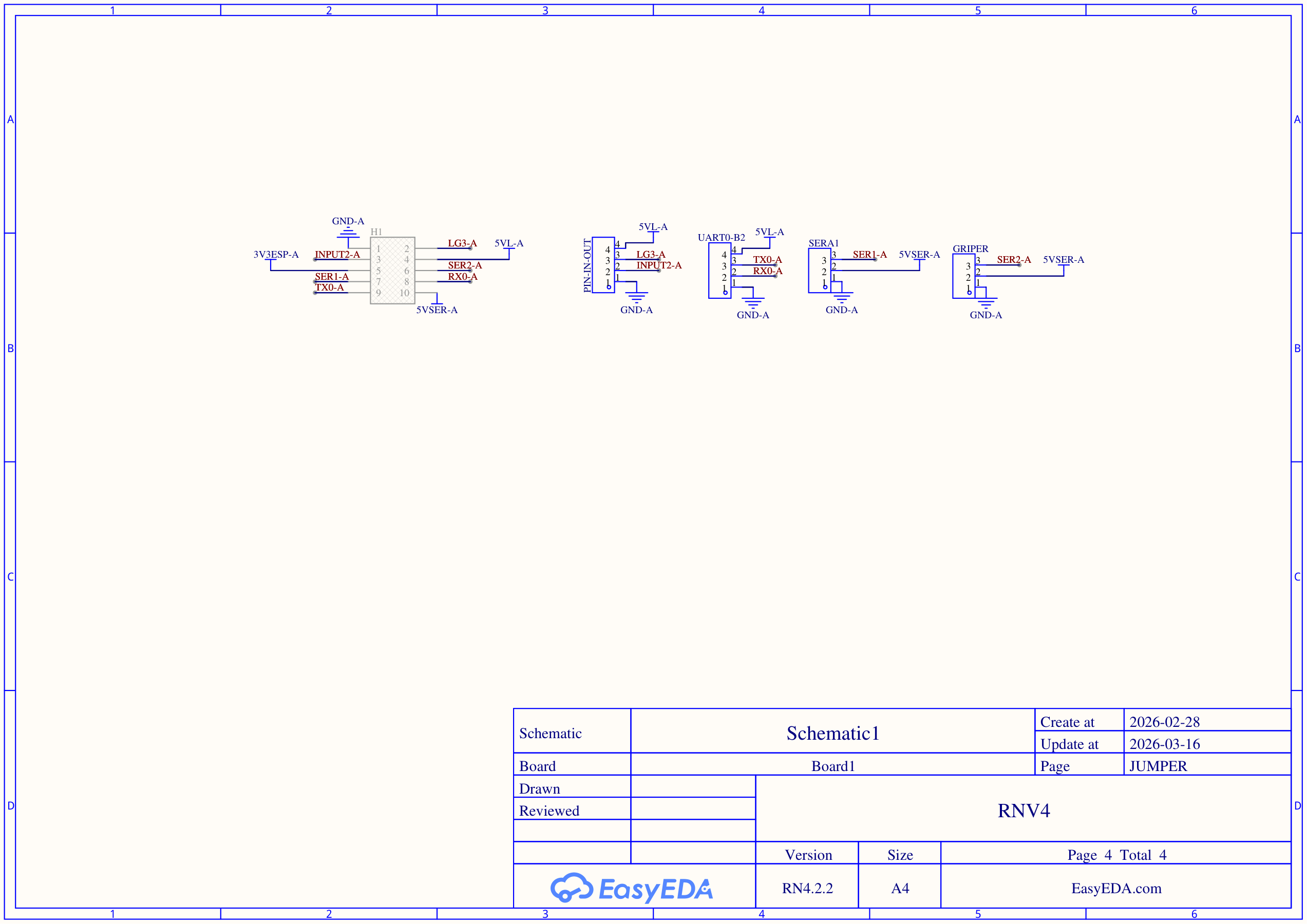 Skematik RNV4 Halaman 4 — Jumper & Konektor Tambahan
